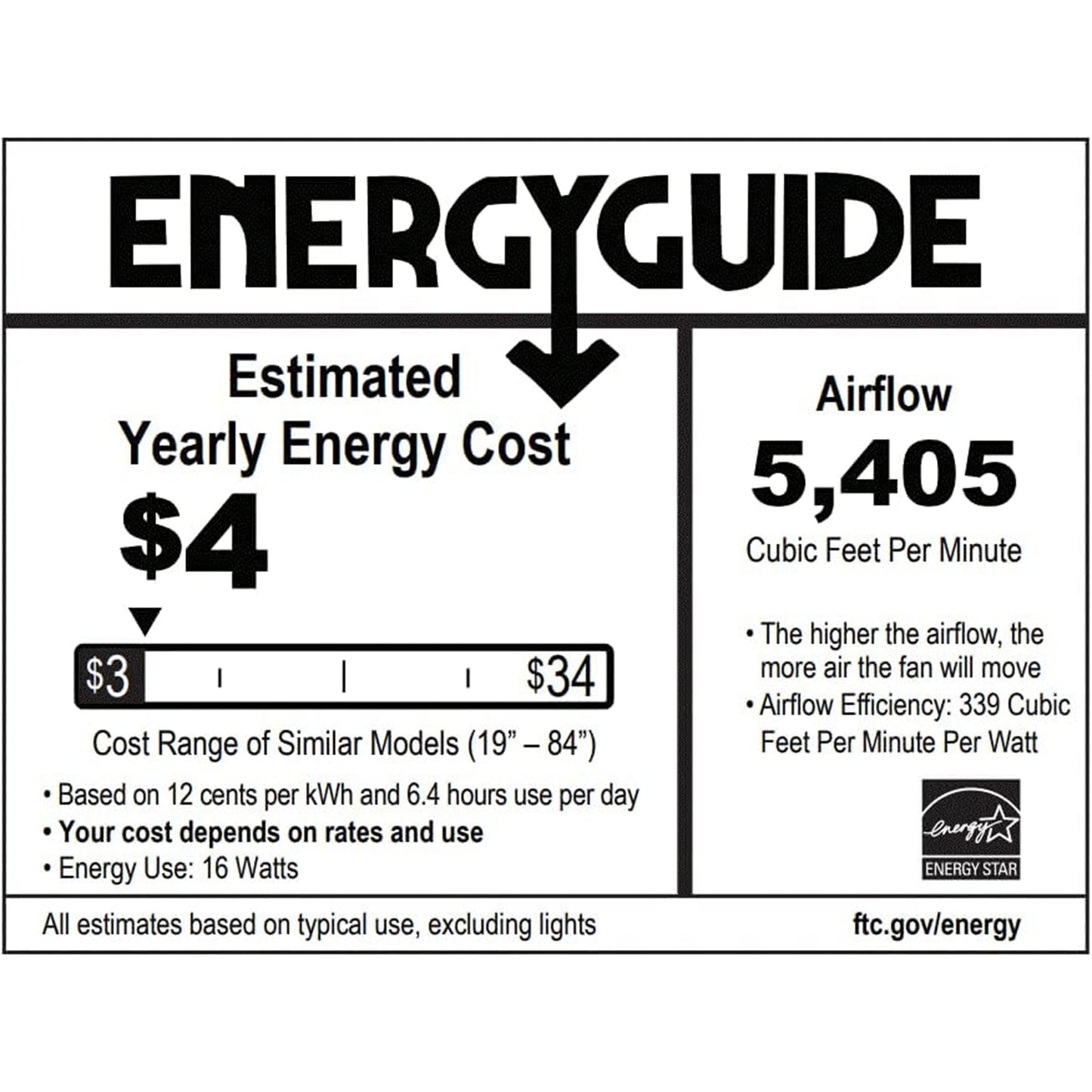 Delta Breez Pleasanton 72" Ceiling Fan with LED, Remote, Indoor/Outdoor, White