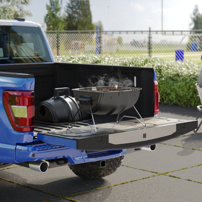 Americana Grills Keg A Que Charcoal BBQ Portable Grill, 186 Square Inch, Black