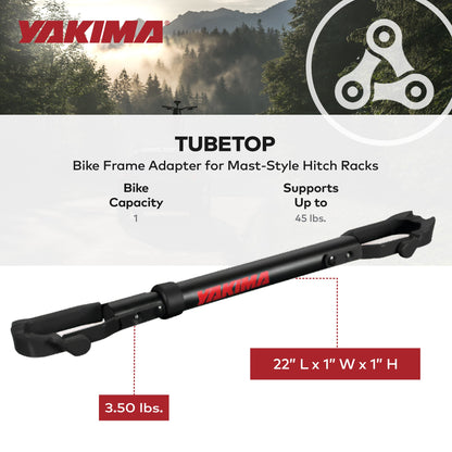 Yakima TubeTop Hitch Mounted Bike Rack with Seat Post Mounting Type, 2 Pack - Find Fresh Goods