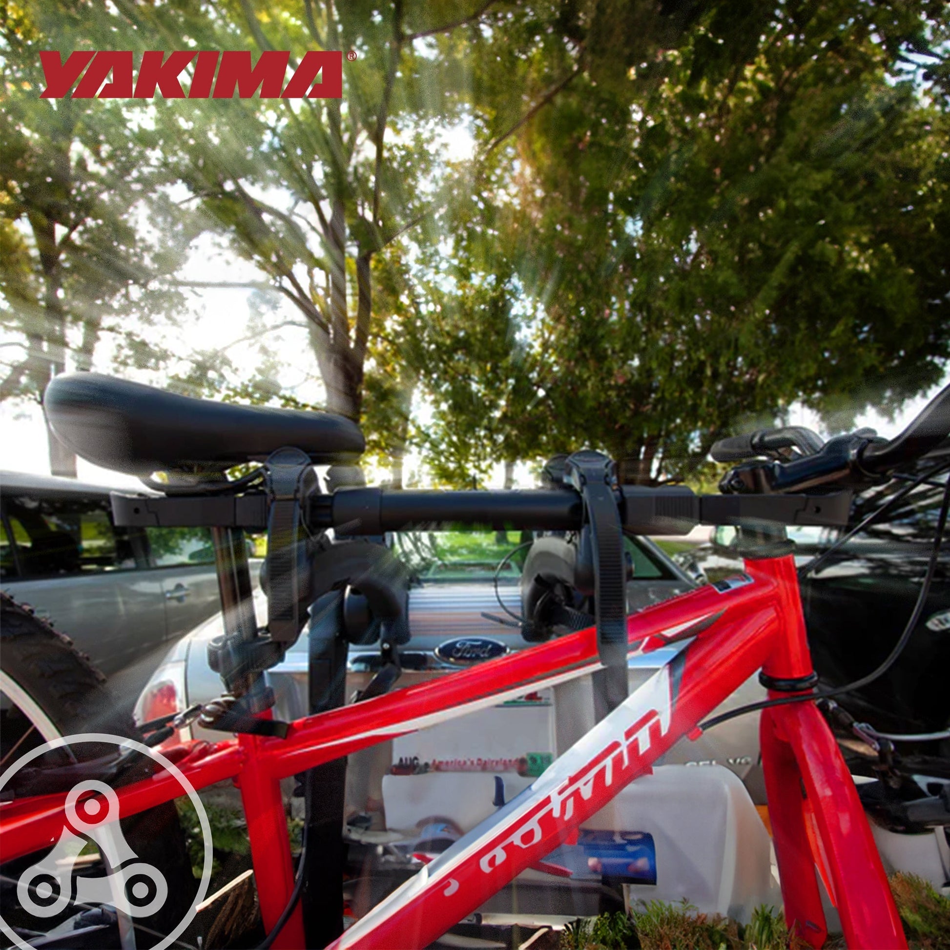 Yakima TubeTop Hitch Mounted Bike Rack with Seat Post Mounting Type, 2 Pack - Find Fresh Goods