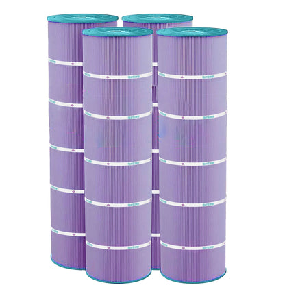 Hurricane 4 Pack HF7488-04P Platinum Purple Pool Filter Cartridge Replacement
