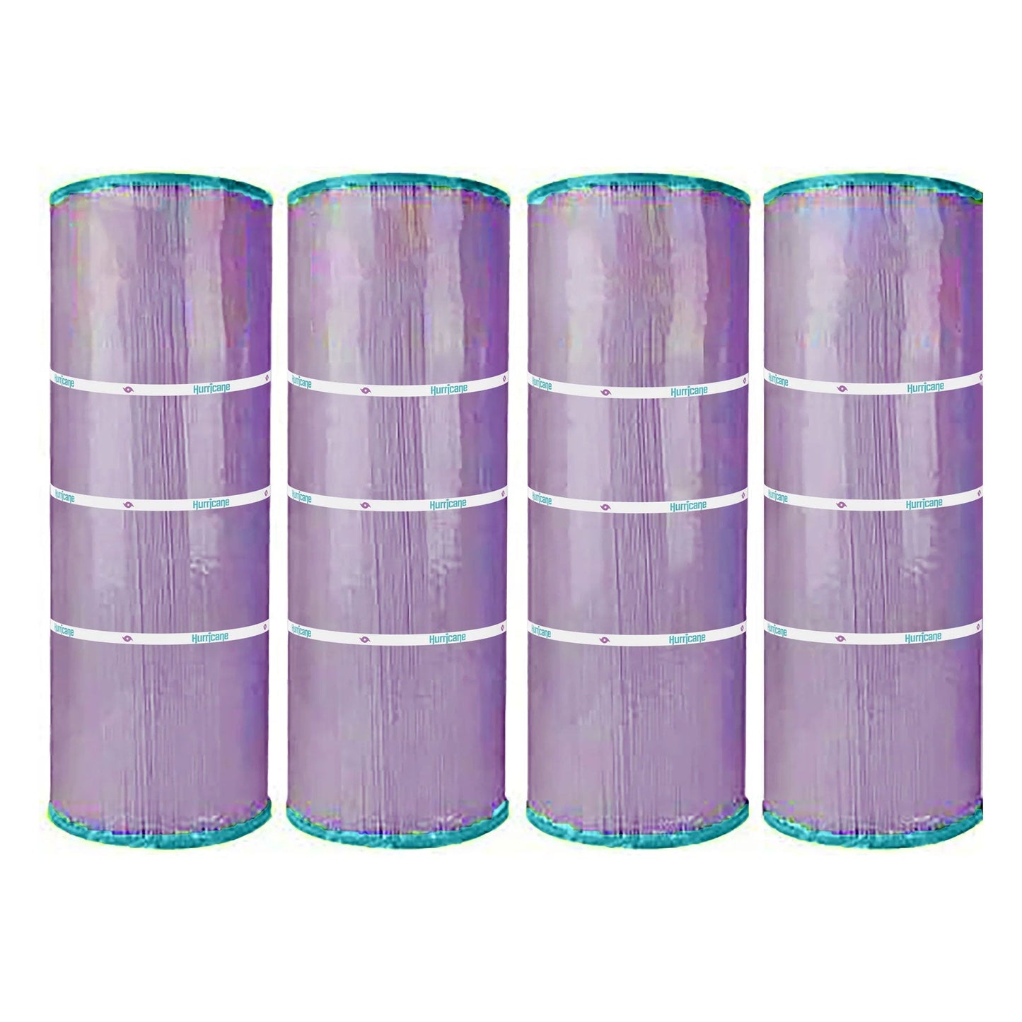 Hurricane 4 Pack HF7477-04P Platinum Purple Pool and Spa Cartridge Replacement