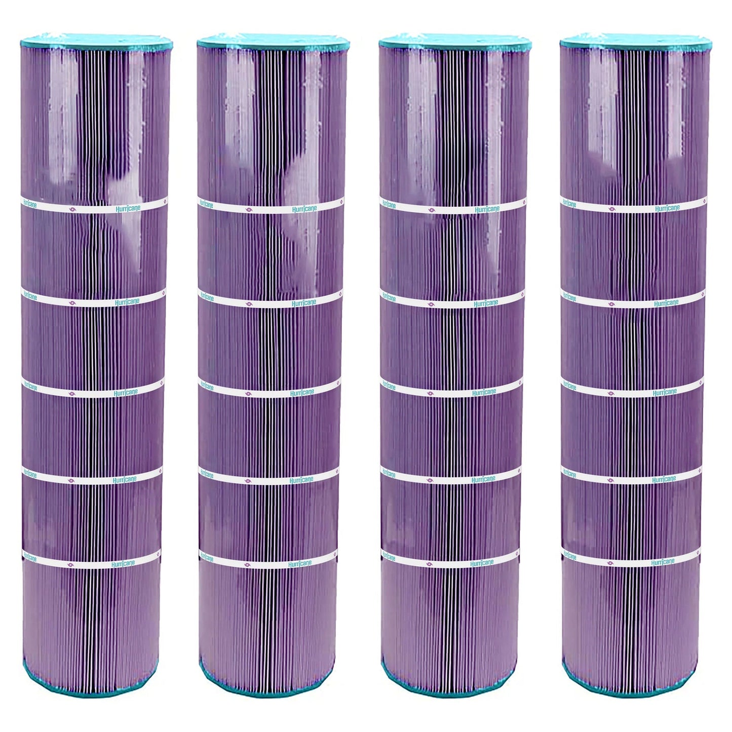 Hurricane Filters 4 Pack HF7472-04P Platinum Purple Spa Cartridge Replacement