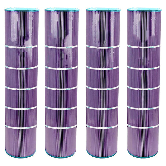 Hurricane Filters 4 Pack HF7472-04P Platinum Purple Spa Cartridge Replacement