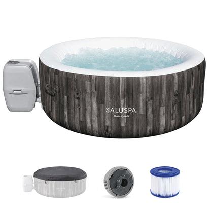 Bestway SaluSpa Bahamas 2 to 4 Person Inflatable Hot Tub, Energy-Efficient Spa