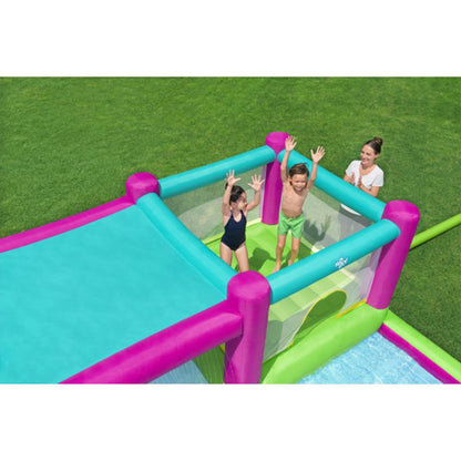 Bestway H2OGO! Bouncin' Bay Kids Inflatable Mega Water Park Outdoor Splash Pool