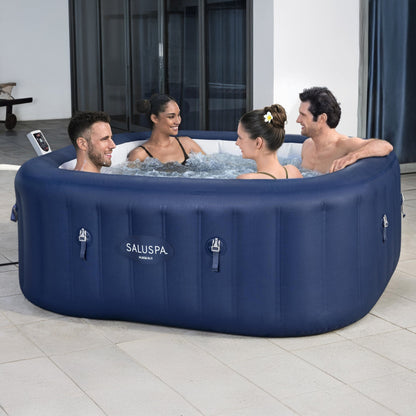 Bestway SaluSpa Hawaii 4 Person Smart AirJet Inflatable Hot Tub with App Control