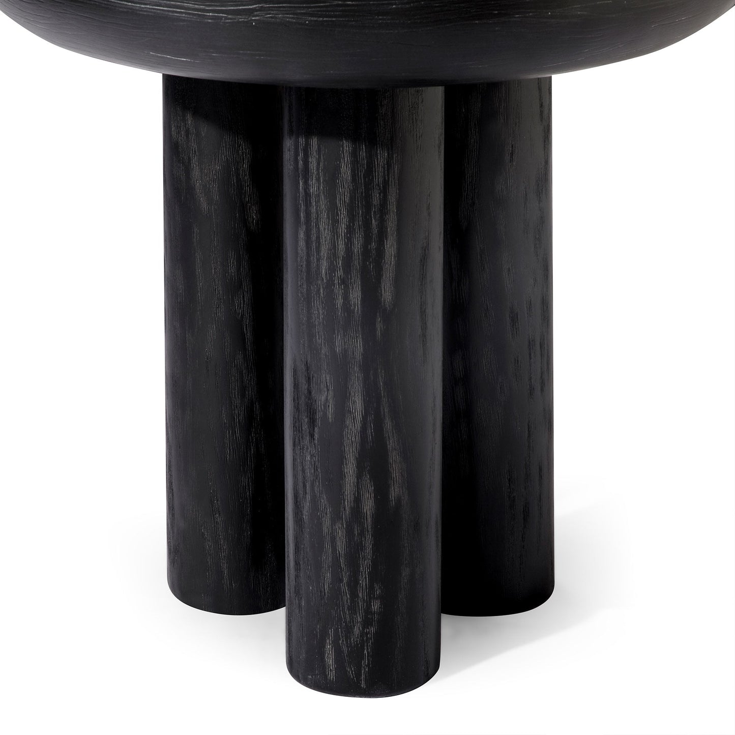OWEN RUSTIC WOODEN SIDE TABLE IN AGED BLACK