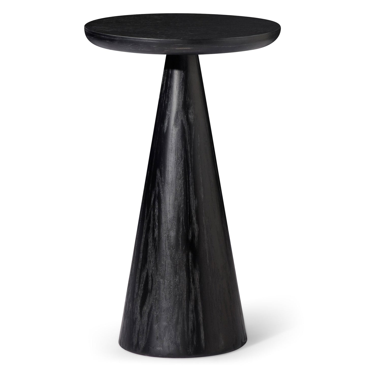 OWEN RUSTIC WOODEN DRINK TABLE IN AGED BLACK