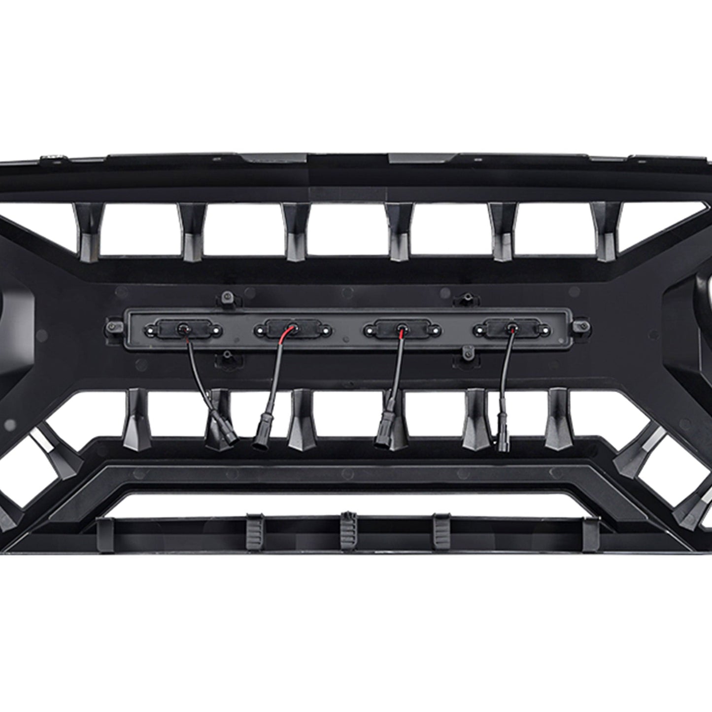 AMERICAN MODIFIED Armor Grille 07-18 Jeep Wrangler JK w/ Amber LED, White/Black - Find Fresh Goods