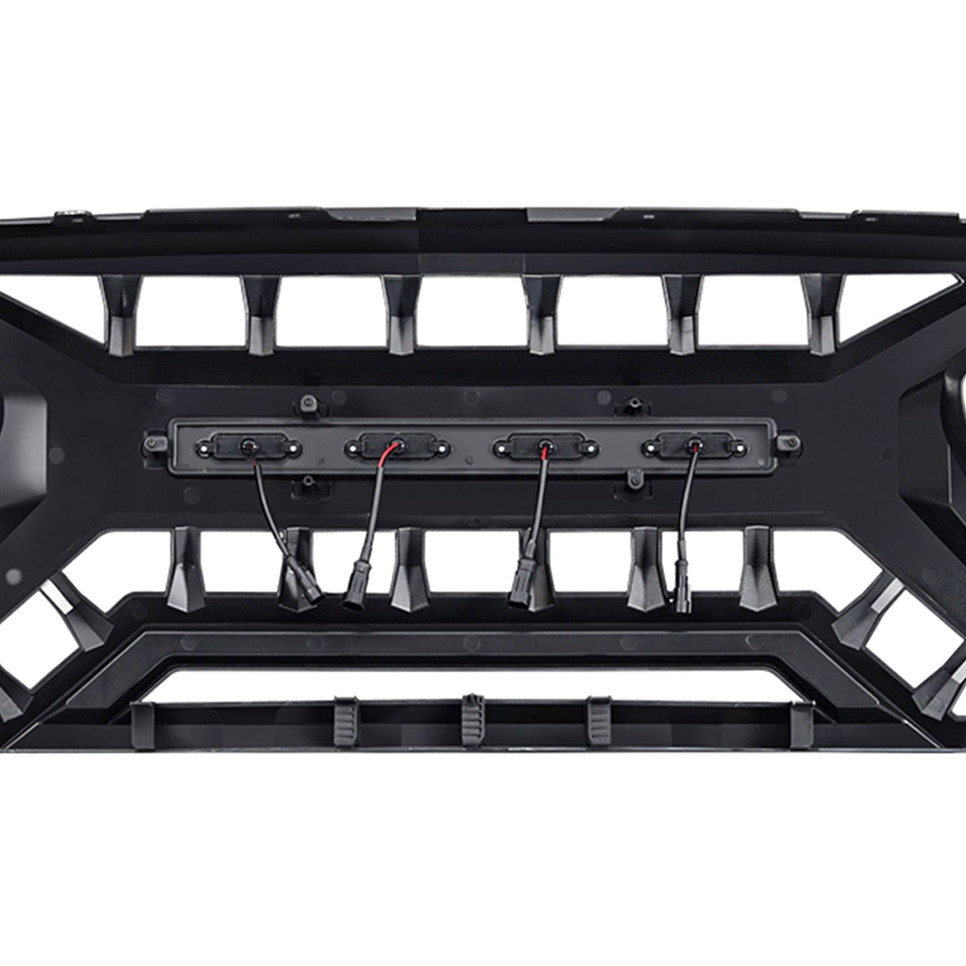 AMERICAN MODIFIED Armor Grille 07-18 Jeep Wrangler JK w/ Amber LED, White/Black - Find Fresh Goods