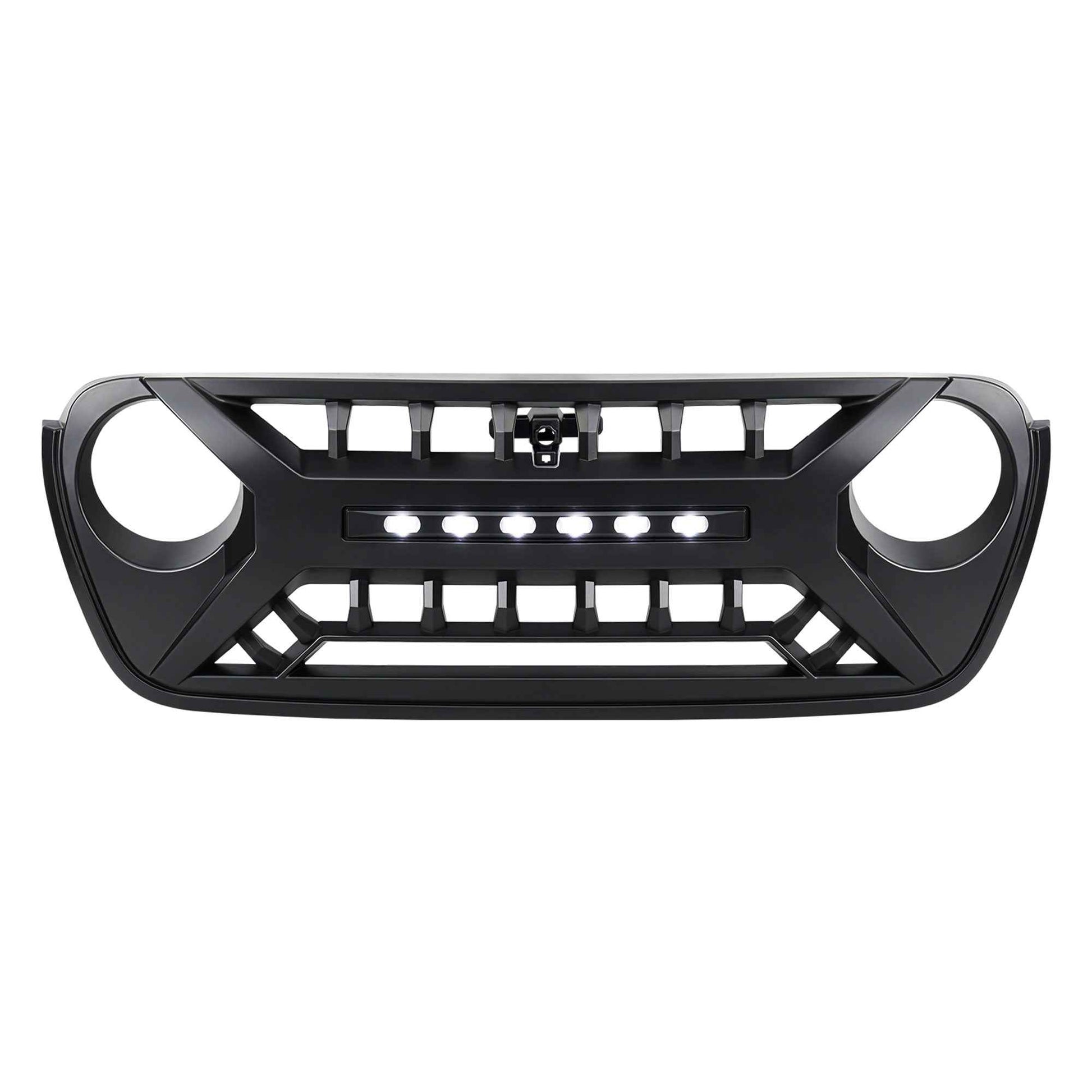 AMERICAN MODIFIED Grille w/Lights for 2018-2023 Jeep Wrangler JL & Gladiator JT