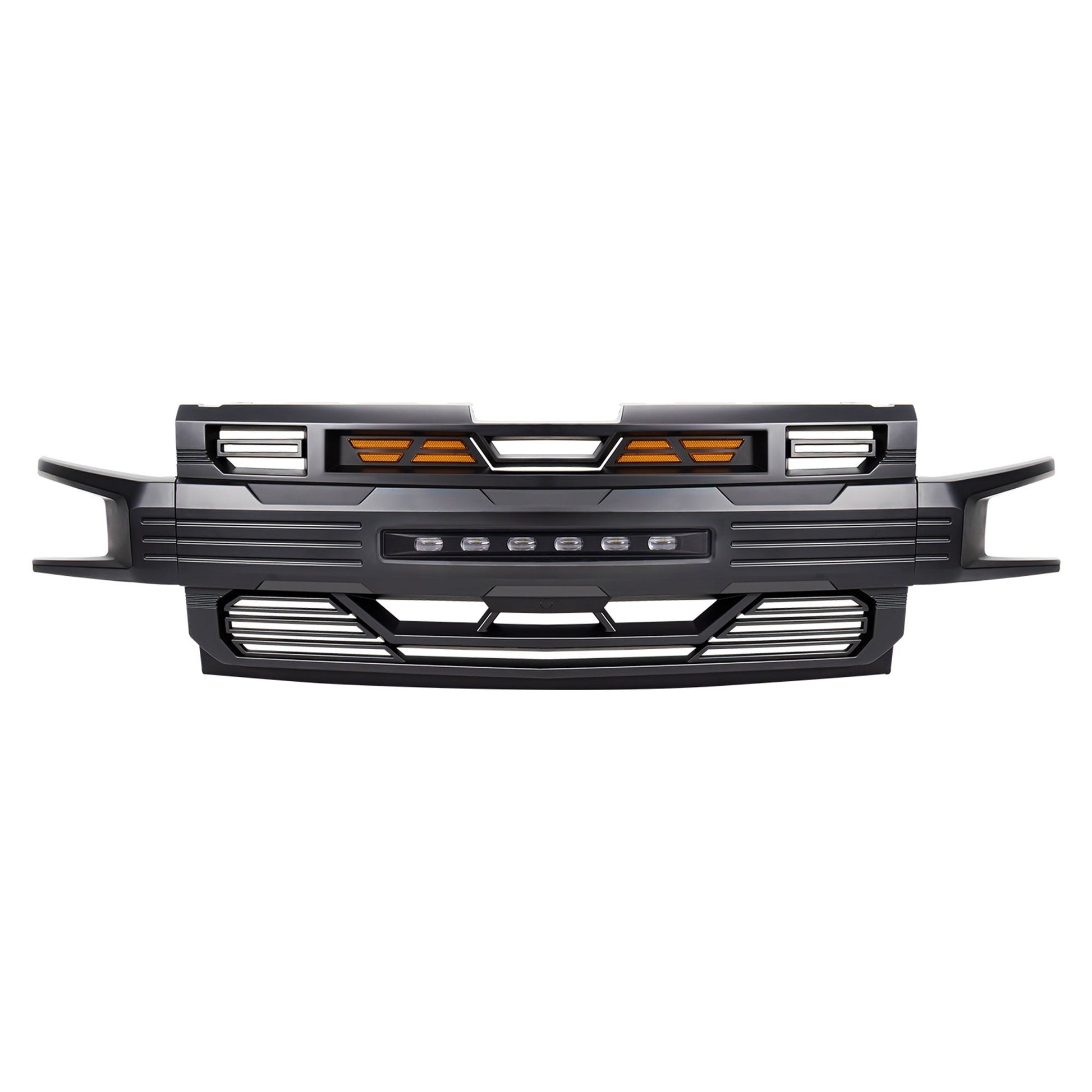 AMERICAN MODIFIED Armor Grille for 2019-2021 Chevy Silverado 1500, Matte Black - Find Fresh Goods