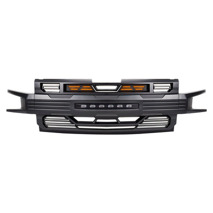 AMERICAN MODIFIED Armor Grille for 2019-2021 Chevy Silverado 1500, Matte Black - Find Fresh Goods