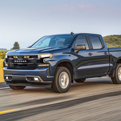 American Modified Armor Grille for 2019-2021 Chevy Silverado 1500, Glossy Black - Find Fresh Goods