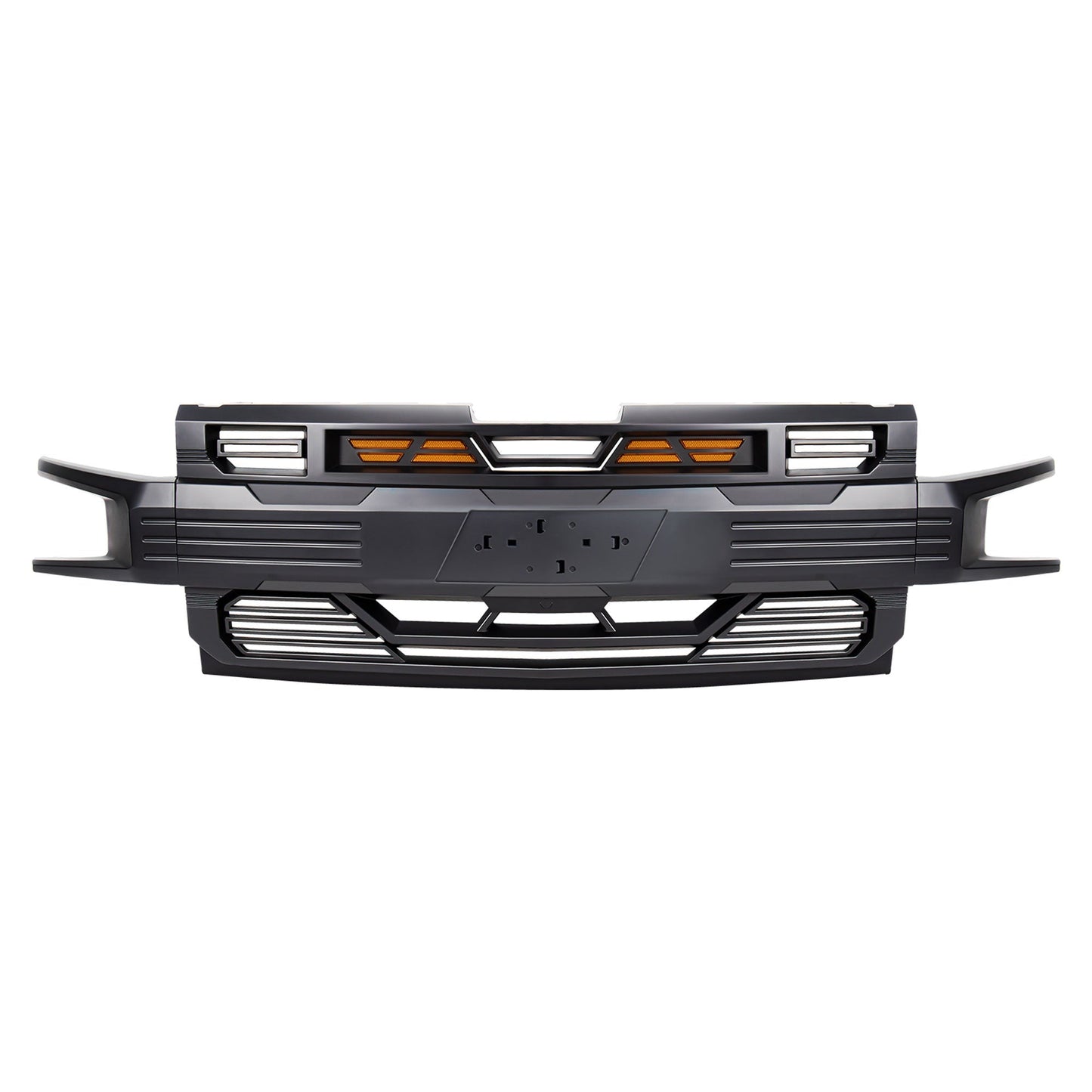 American Modified Armor Grille for 2019-2021 Chevy Silverado 1500, Matte Black - Find Fresh Goods