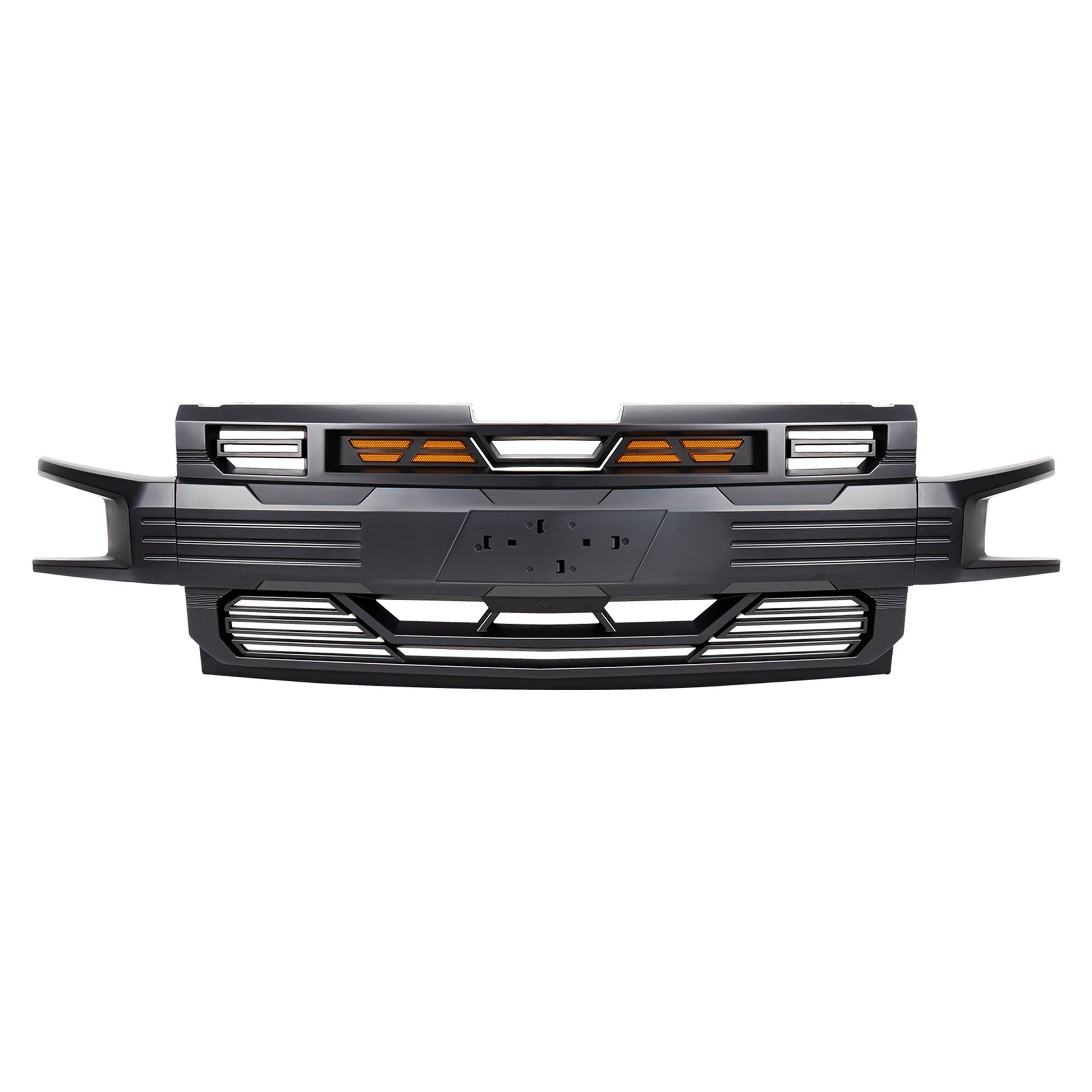 American Modified Armor Grille for 2019-2021 Chevy Silverado 1500, Matte Black - Find Fresh Goods