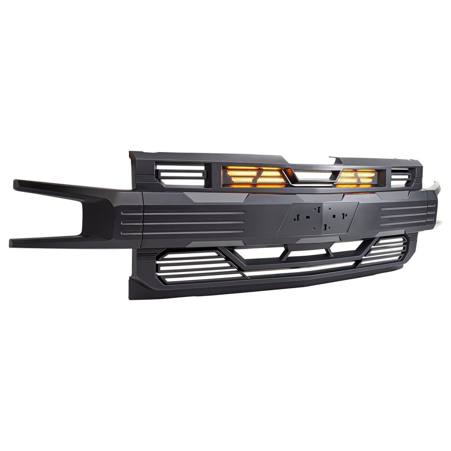 American Modified Armor Grille for 2019-2021 Chevy Silverado 1500, Matte Black - Find Fresh Goods