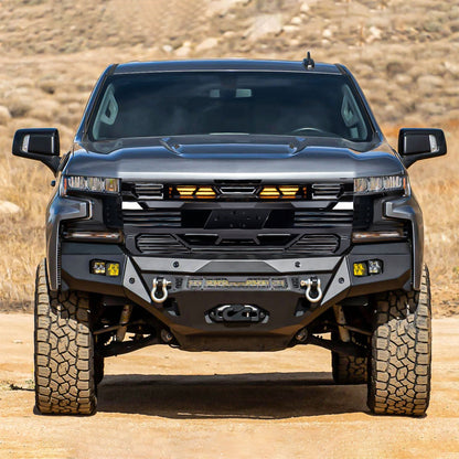 American Modified Armor Grille for 2019-2021 Chevy Silverado 1500, Glossy Black - Find Fresh Goods