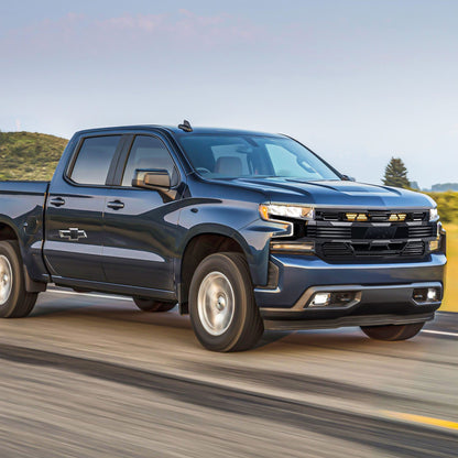 American Modified Armor Grille for 2019-2021 Chevy Silverado 1500, Glossy Black - Find Fresh Goods