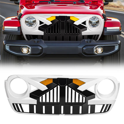 AMERICAN MODIFIED Grille for 2018+ Jeep Wrangler JL, 2020+ Gladiator JT w/Camera - Find Fresh Goods