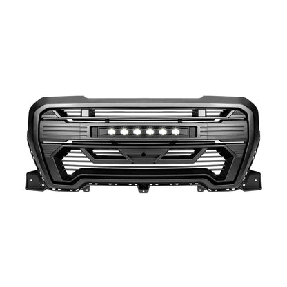 AMERICAN MODIFIED Grille w/Lights for 2019-2021 GMC Sierra 1500 Base, SLE, & SLT