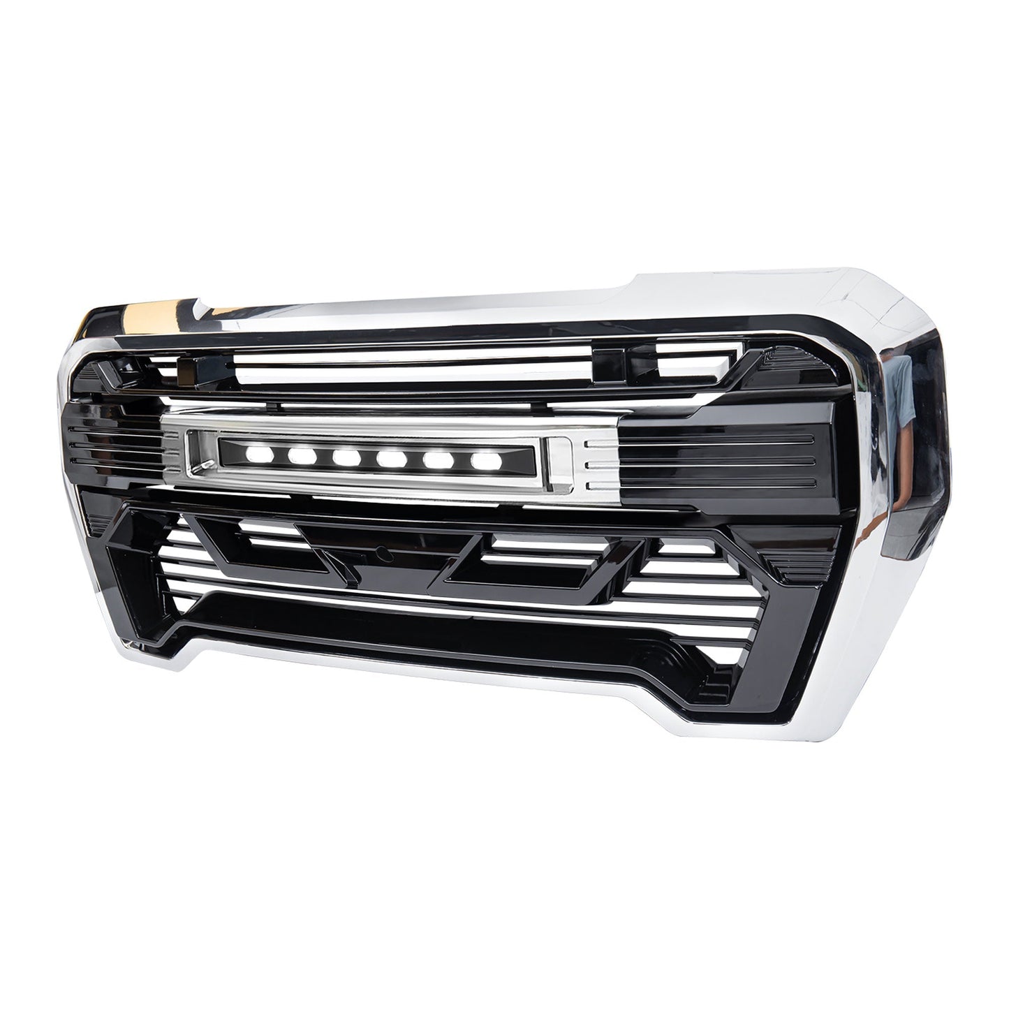 AMERICAN MODIFIED Grille w/Lights for 2019-2021 GMC Sierra 1500 Base, SLE, & SLT - Find Fresh Goods