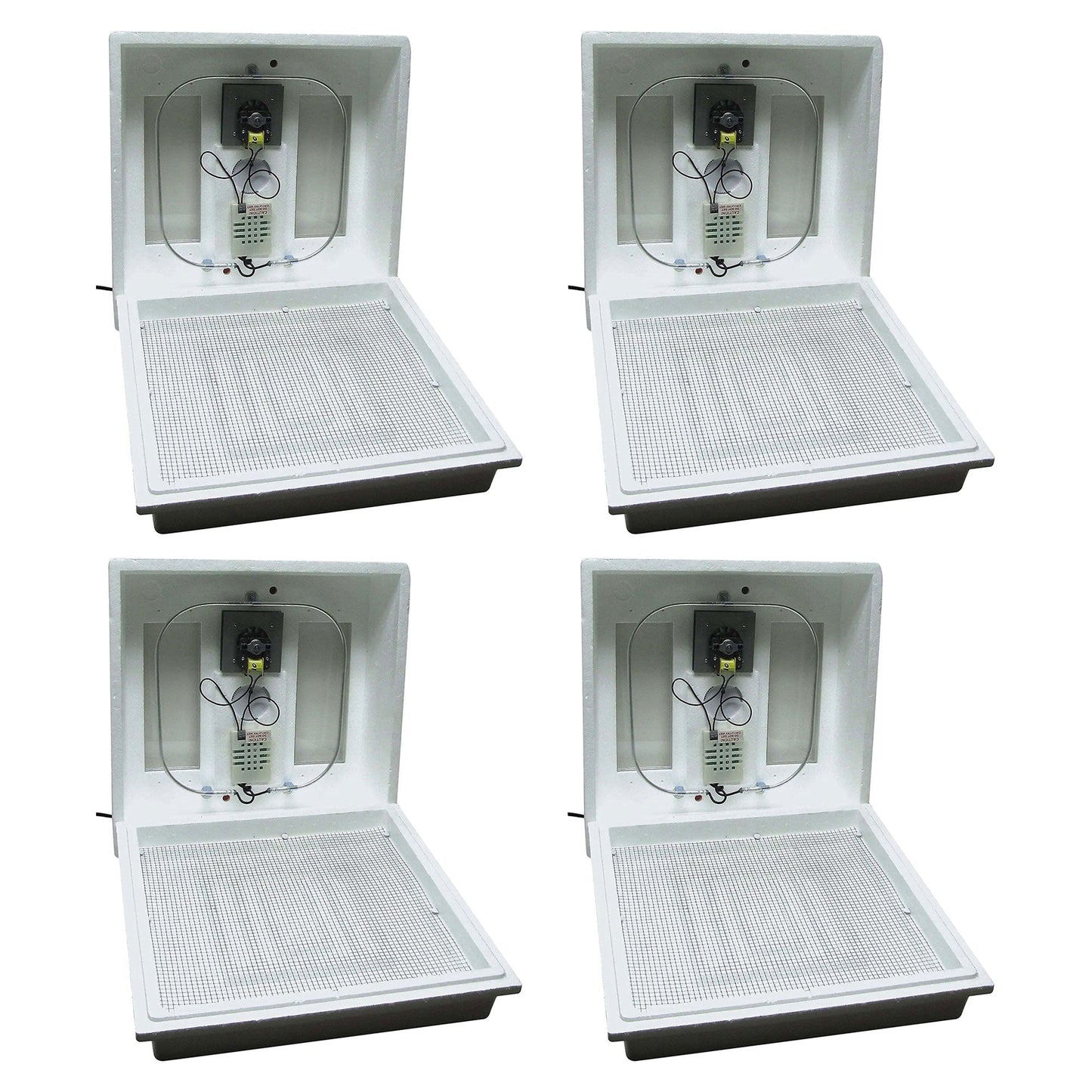 Farm Innovators 40W Digital Circulated Air Incubator for Up to 4 Eggs (4 Pack)