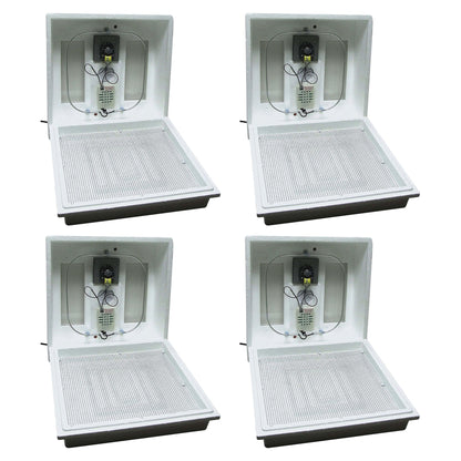 Farm Innovators 40W Digital Circulated Air Incubator for Up to 4 Eggs (4 Pack)