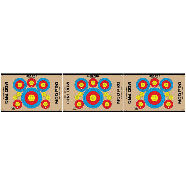Morrell Jacket MOD Pro Series-NFAA Polypropylene Archery Target, 3 Pack, Tan
