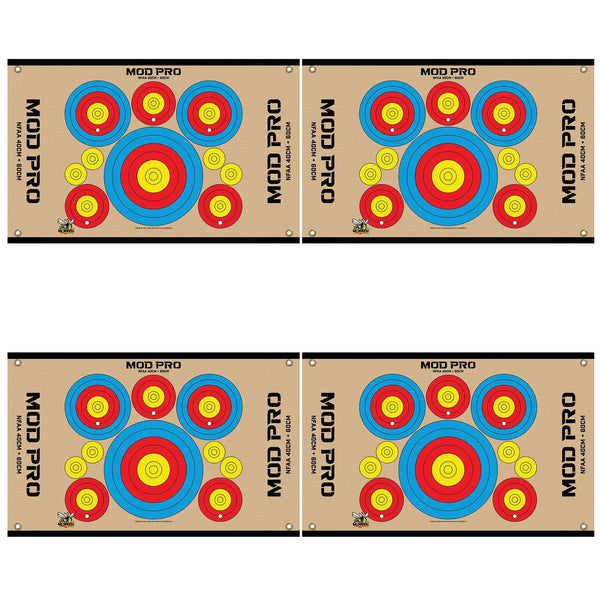 Morrell Jacket MOD Pro Series-NFAA Polypropylene Archery Target, 4 Pack, Tan