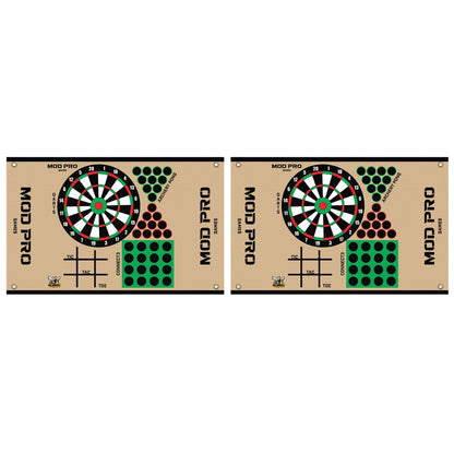 Morrell Yellow Jacket MOD Pro Games Wrap with Archery Pong Bullseye, 2 Pack, Tan