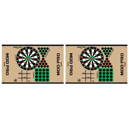Morrell Yellow Jacket MOD Pro Games Wrap with Archery Pong Bullseye, 2 Pack, Tan