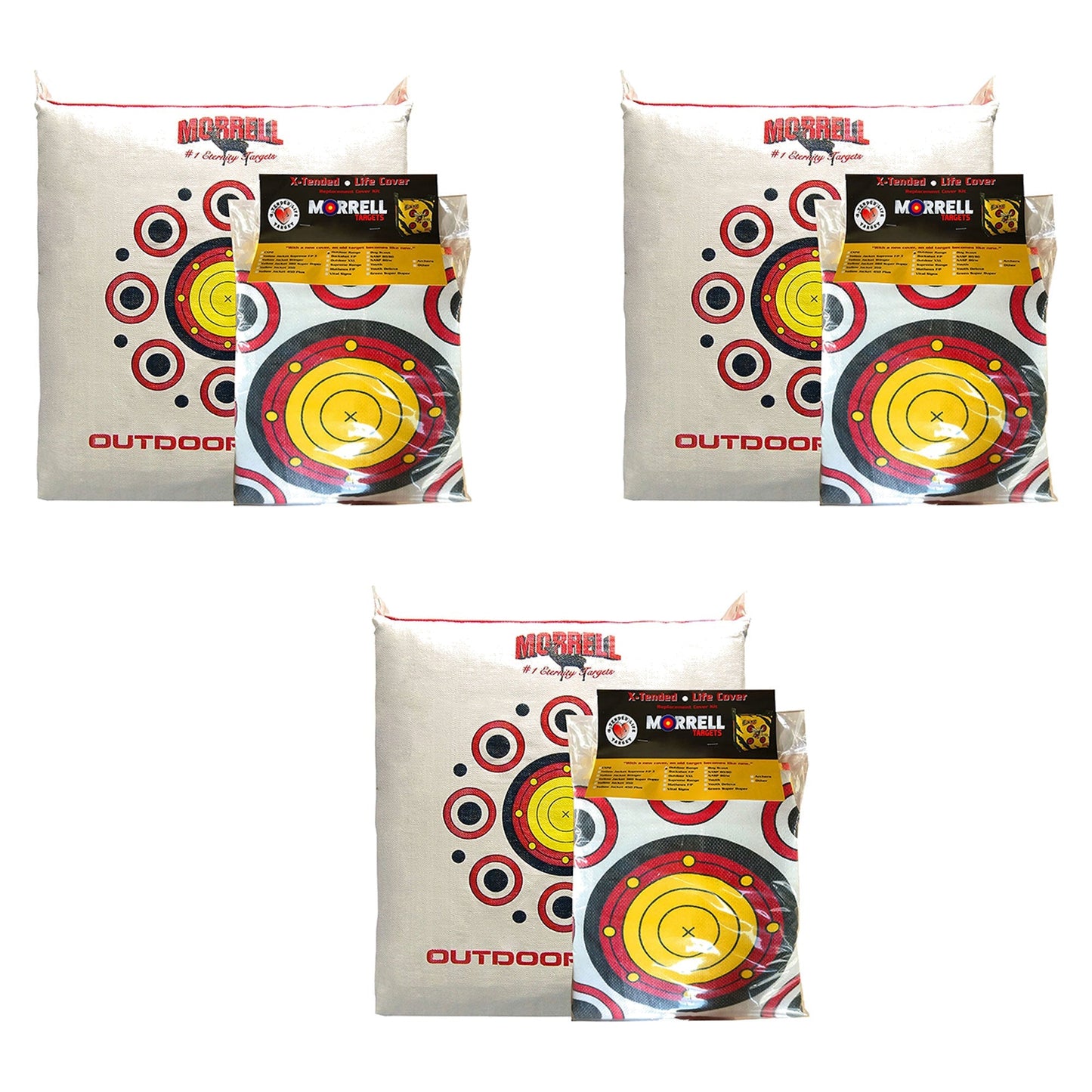 Morrell Weatherproof Range Archery Target Replacement Field Point Cover, 3 Pack