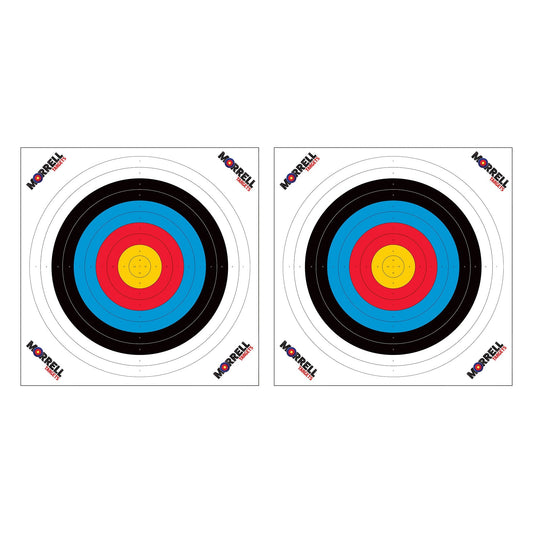 Morrell Targets 100 Pieces Thin Paper Archery Target with Card Stock, 2 Pack