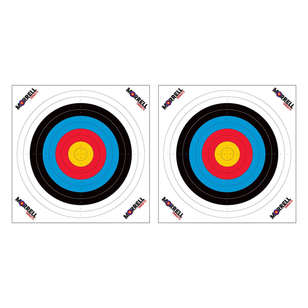 Morrell Targets 100 Pieces Thin Paper Archery Target with Card Stock, 2 Pack