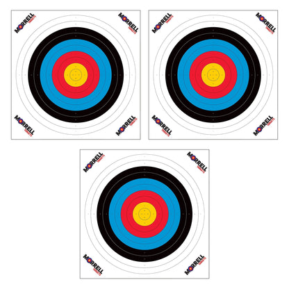 Morrell Targets 100 Pieces Thin Paper Archery Target with Card Stock, 3 Pack