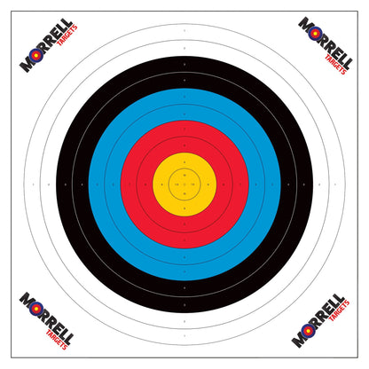 Morrell Targets 100 Pieces Thin Paper Archery Target with Card Stock, 4 Pack