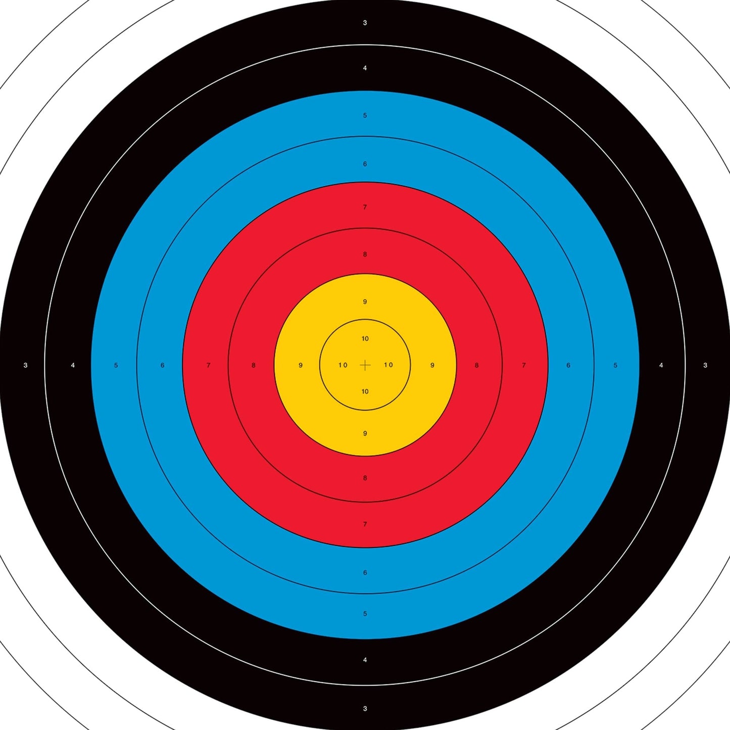 Morrell Targets 100 Pieces Thin Paper Archery Target with Card Stock, 4 Pack