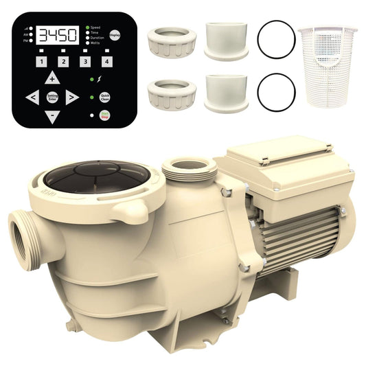 Swimline Hydrotools Variable Speed Self Priming 6660 GPH Filter Pump for Pools