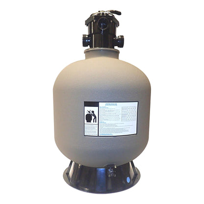 HYDROTOOLS by Swimline 19 Inch Sand Filter Combo w/ Stand, 175 Pound Capacity