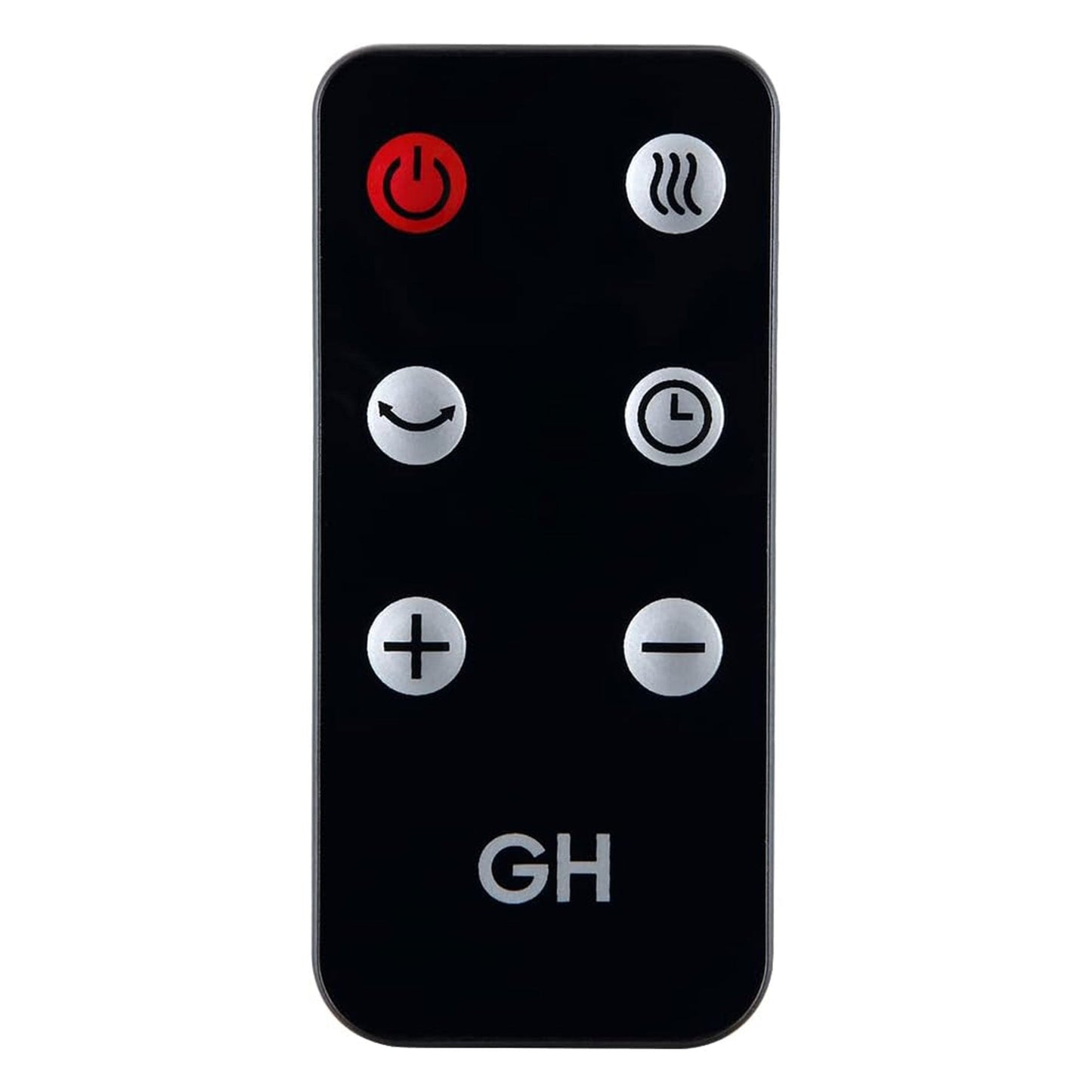 Good Housekeeping 30" Ceramic Tower Space Heater with Remote, Oscillating, Black