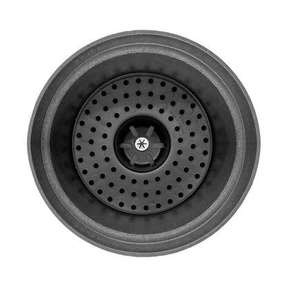 Tierra Verde 2 Pack Baritone Planter, Self Watering Pot, 18"W x 16"H, Black