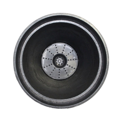 Tierra Verde 2 Pack Aria Round Planter, Self Watering Pot, 15"W x 26"H, Black