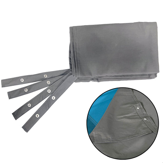 Disc-O-Bed Kids Cot Sheet for Portable Folding Bed Systems and Camping, Grey