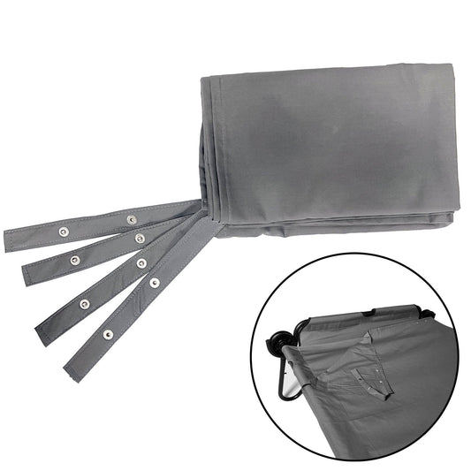 Disc-O-Bed 2XL Cot Sheet for Portable Folding Bed Systems and Camping, Grey