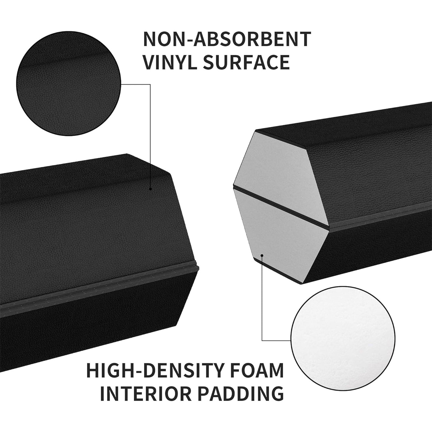 BalanceFrom Fitness All Purpose Mat with 8 Ft Balance Beam Gymnastic Set, Black