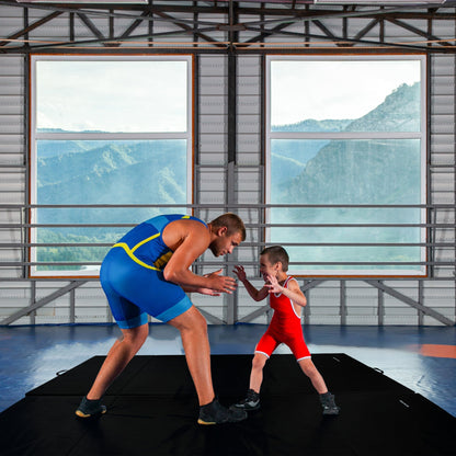 BalanceFrom Fitness All Purpose Mat with 8 Ft Balance Beam Gymnastic Set, Black