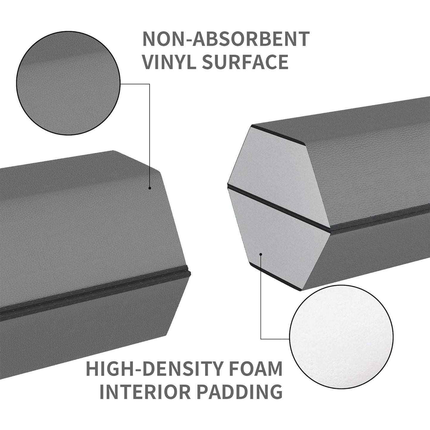 BalanceFrom Fitness All Purpose Mat with 8 Ft Balance Beam Gymnastic Set, Gray