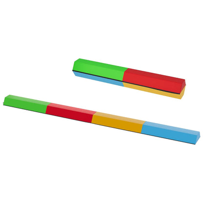 BalanceFrom Fitness All Purpose Mat with 8 Ft Balance Beam Gymnastic Set, Multi